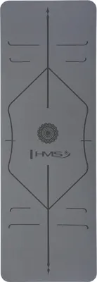 Image de Tapis de yoga gris en TPE - antidérapant, écologique, 10 mm