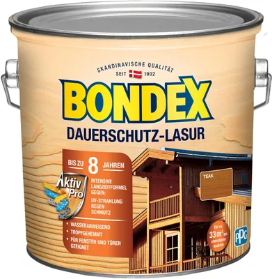 Produktbild von Bondex Dauerschutz Lasur 2,5 L teak