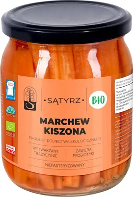 Produktbild von EINGELEGTE KAROTTEN 500 g (280 g) - SĄTYRZ
