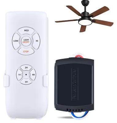 Obrázek produktu pro Univerzální dálkové ovládání pro stropní ventilátor, náhradní sada