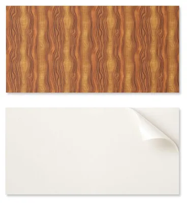 Produktbild von Verklebte PVC-Platte mit Holzdekor, ideal für den Flur, 100 x 50 cm