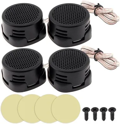 Zdjęcie produktu dla Zestaw 4 sztuk wysokowydajnych mini-głośników wysokotonowych o mocy 500 W do samochodowych systemów audio