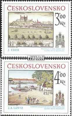 Produktbild von Briefmarken Tschechoslowakei 1980 Mi 2586-2587 (kompl.Ausg.) postfrisch Preßburg