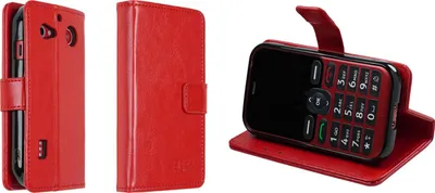 Immagine prodotto di caseroxx Custodia per cellulare compatibile con Doro Leva L10 / L11 / E10 / X10 Custodia a portafoglio Bookstyle-Case