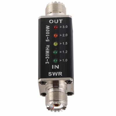 Zdjęcie produktu dla 5–100 W miernik fali stojącej Miniaturowy miernik SWR z wyświetlaczem LED do radia antenowego