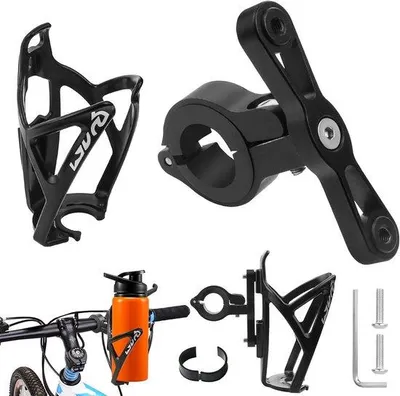 Image de Porte-bidons étanches pour vélo - Adaptateur pour vélo avec support étanche - Accessoires pour vélo - Un accessoire pratique pour transporter des bouteilles sur votre vélo.
