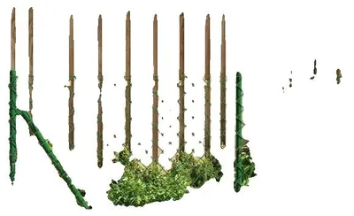 Produktbild von Maschendrahtzaun, verzinkter Stahl, langlebige Konstruktion, Grün