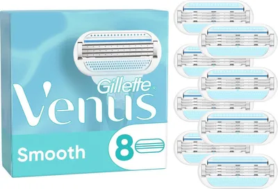 Immagine prodotto di Rasoio da donna Gillette Venus con lame lisce, confezione da 8