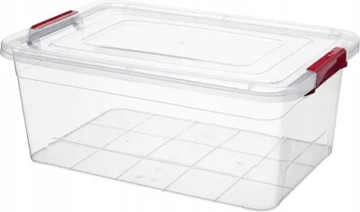 Immagine prodotto di Contenitore per alimenti con coperchio in plastica trasparente 20 L 1 pz.