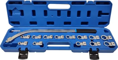 Produktbild von ELMAX | Spannrollenschlüssel-Satz, 14-teilig, Zwölfkant, Spezialform, SW 12 - 19 mm