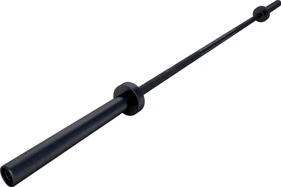 Produktbild von GORILLA SPORTS® Langhantelstange - 220 cm, Olympia 50mm Bohrung, 20 kg Eigengewicht, gerändelte Griffe, Stahl, Keramikbasis, Schwarz - Langhantel-Stange, Langhantel, Hantelstange, Hantel