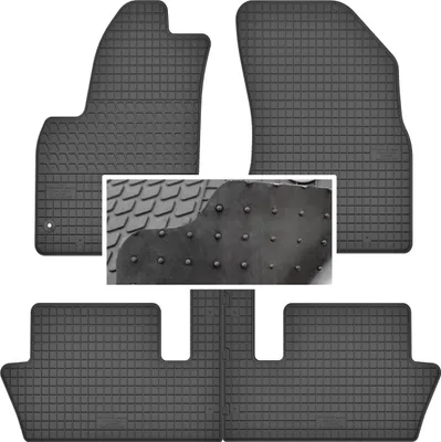 Produktbild von Auto Fußmatten Gummimatten Gummi Fußmatten Satz für Citroen C4 Picasso I (5 personen)