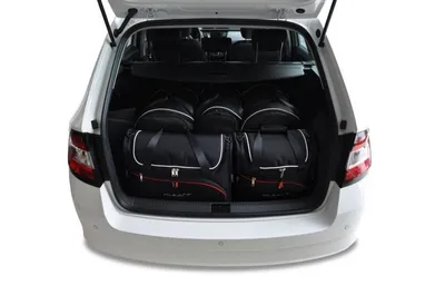 Produktbild von Skoda Fabia Kombi 2014-2021 Kofferraumtaschen Set 5 Stk