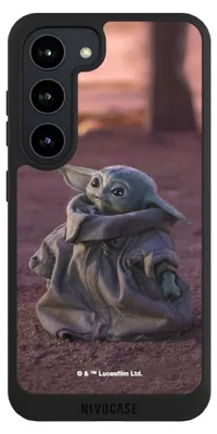 Produktbild von NIVOCASE Handyhülle für Samsung Galaxy S23 Hülle NIVOpure Case Schwarz Star Wars Baby Yoda The Child