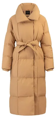 Productafbeelding van APART Fashion, dameswinterjas, lange gevoerde mantel met riem, tot aan de kuitenlang
