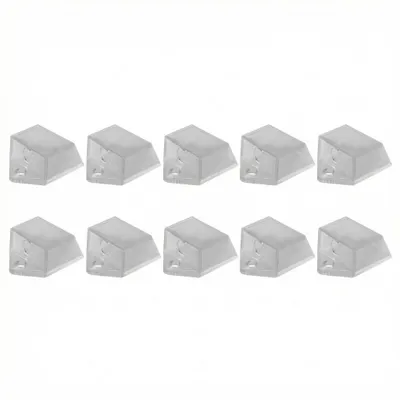 Produktbild von MasterLED 10er Set Endkappen für LED Alu-Profil Slim Transparent mit Loch Zubehör
