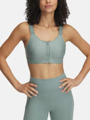 Produktbild von Under Armour Damen BH Ua Infinity High Zip 2.0 Bra 1384118-348__L D-DD