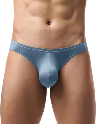 Produktbild von Herren Thong Unterwäsche, glänzendes Satin, niedrige Taille, für Unterwäsche