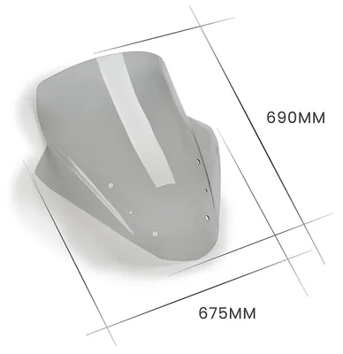 Produktbild von Windschild Puig Touringscheibe 690 x 675 mm mit ABE für BMW R1250RT Bj. 2021 - 2025