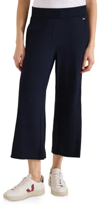 Immagine prodotto di Pantaloni a gamba larga modello Cecil, colore blu, taglia XS