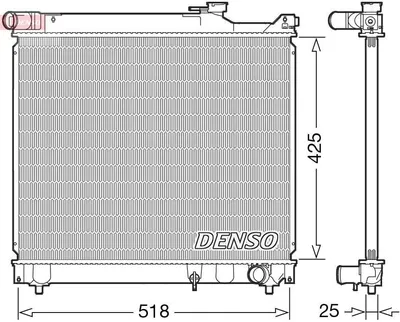 Obrázok produktu pre Chladič, chladenie motora DENSO DRM47037