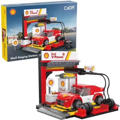 Produktbild von Cada Bauklötze Shell Entladestation 237 Stück C66035W