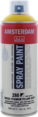Produktbild von Amsterdam Sprühfarbe Spraydose hochpigmentiert 400 ml Nicketitangelb Dunkel 280