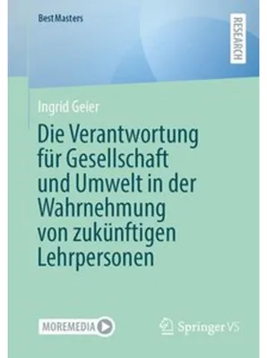 Immagine prodotto di Die Verantwortung für Gesellschaft und Umwelt in der Wahrnehmung von zukünftigen Lehrpersonen