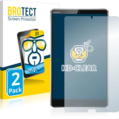 Produktbild von 2x Für Huawei MediaPad M5 8.4 Schutzfolie BROTECT Displayschutz Display Schutz Folie Klar Transparent