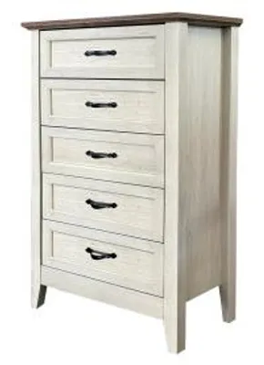 Immagine prodotto di Comodino con cassetti, mobiletto laterale, versatile, capiente, colore bianco, realizzato in pannelli di legno (MDF/compensato) e legno massello/bambù