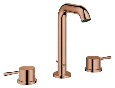 Immagine prodotto di Grohe Essence, mitigeur de lavabo 3 trous, saillie 114mm, avec vidage à tirette, 20296DA1, 20296DA1