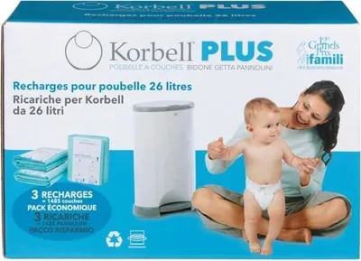 Produktbild von KORBELL 3er Pack Nachfüllpack 26L Plus