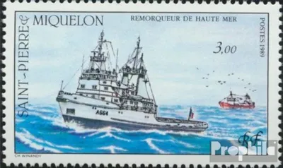 Produktbild von Briefmarken St. Pierre und Miquelon 1989 Mi 583 (kompl.Ausg.) postfrisch Schiffe