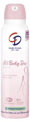 Obrázok produktu pre CD Deo Spray All Body Spray Sensitive – jemná sviežosť, balenie 150 ml