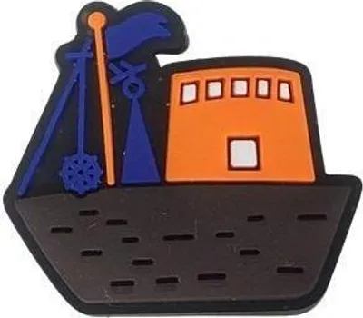 Produktbild von Shoe Charms für Clogs Schuh Pin Pirat Anstecker für Crocs Schiff