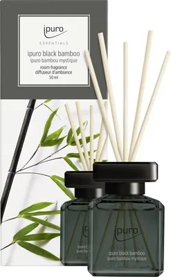 Produktbild von ipuro ESSENTIALS black bamboo, Duftflasche, Schilfaroma-Diffusor, 0,05 l