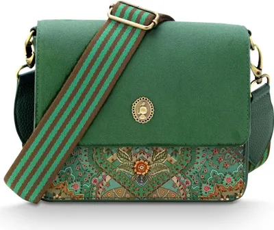 Produktbild von Pip Studio Fenna Cross Body Bag Small Jabali Farbe Green 19x6x16cm