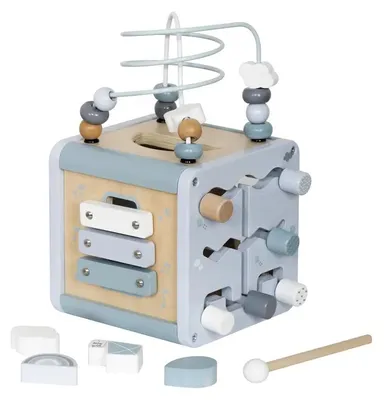 Image de Cubes en bois Multicube, cubes d'apprentissage Montessori stimulants ZA5264