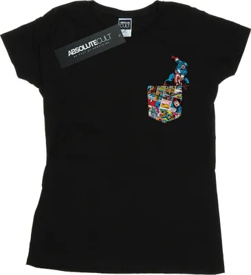 Produktbild von Marvel - T-Shirt für Damen BI29474 (XXL) (Schwarz)