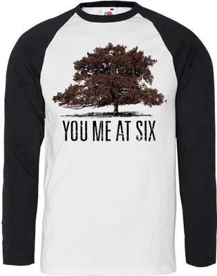 Obrázok produktu pre You Me At Six Tree Raglan White & Black L Tričko