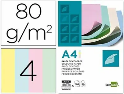 Obrázek produktu pro Liderpapel PC53, Sešit s uměleckým papírem, 80 g/m², 100 listy