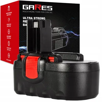 Zdjęcie produktu dla Gares Wkład do Akumulatora Bosch GSB GSR GHO 52318 GDS PSBE 2 | 18 V 2.5 Ah Inny | Pakiet Ogniw do Regeneracji | Wysoka Wydajność Gares®