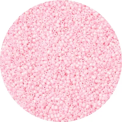 Productafbeelding van Rocaillesteentjes, 2 mm, lichtroze, 10.000 stuks, voor sieradenproductie