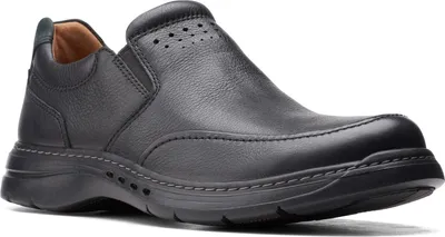 Produktbild von Clarks Un Brawley Step - Schwarz Glattleder Größe: 44 Normal