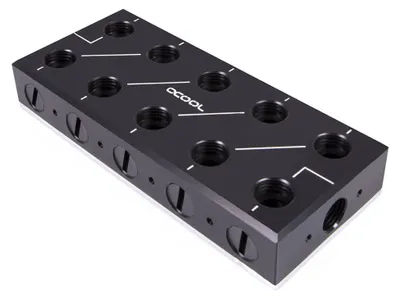 Obrázok produktu pre Alphacool 12995 - Wasserblock - Acetal - Kupfer - Nickel - Schwarz - 1/4" - 130 mm - 56 mm