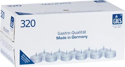 Produktbild von Gastro Premium-Teelichte 320 Stueck
