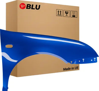 Image de BLU Aile Compatible avec VW Volkswagen Bora 1J1 1J6 LA5W Droite Blau RavennaBlau | 1998-2005 | Avant | Peint| Prêt à Monter | Acier