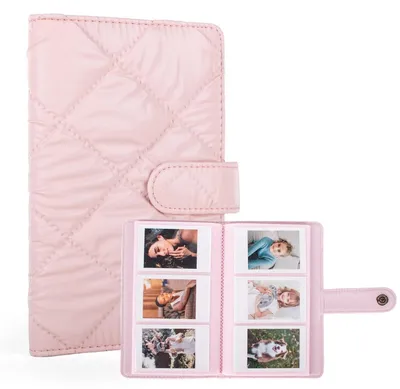Produktbild von Fotoalbum 108 Taschen Instax Mini/Polaroid 3 Zoll Rosa