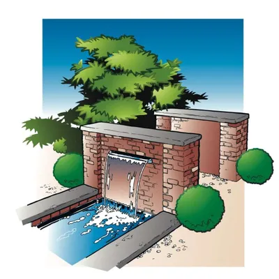 Produktbild von Ubbink Niagara Wasserfall 60 cm Edelstahl