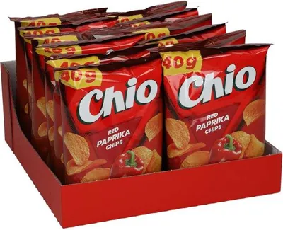 Produktbild von Chio Red Paprika Chips 12x40g